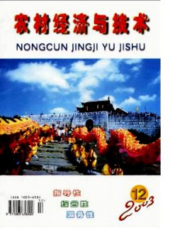 农村经济与技术论文